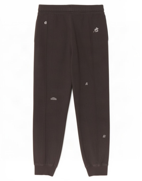 Adidas Mujer Graphic Chándal Pantalones Joggers UK 8/10 Small Negro