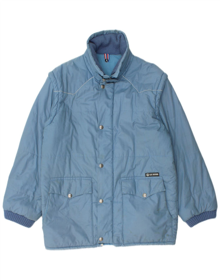 MC Ross Chaqueta acolchada para hombre ES 38 Azul medio Colorblock Classic