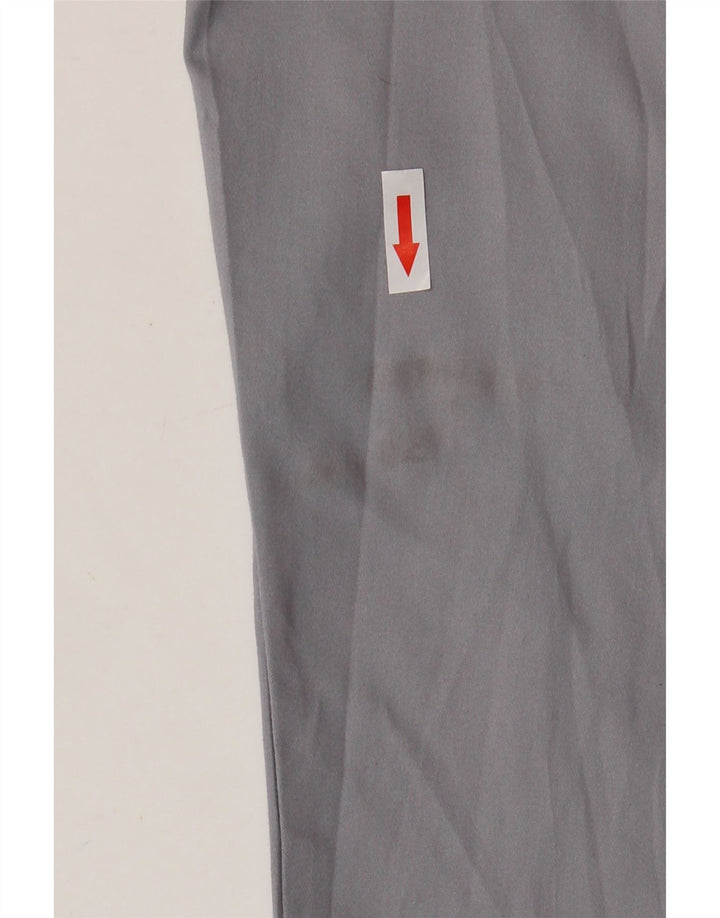 Zara Mujer Pantalón Chino Recto Mediano W28 L26 Algodón Gris