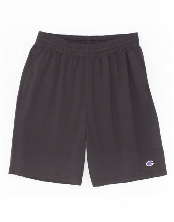 Champion Pantalones cortos deportivos para niños 13-14 años XL Negro Poliéster