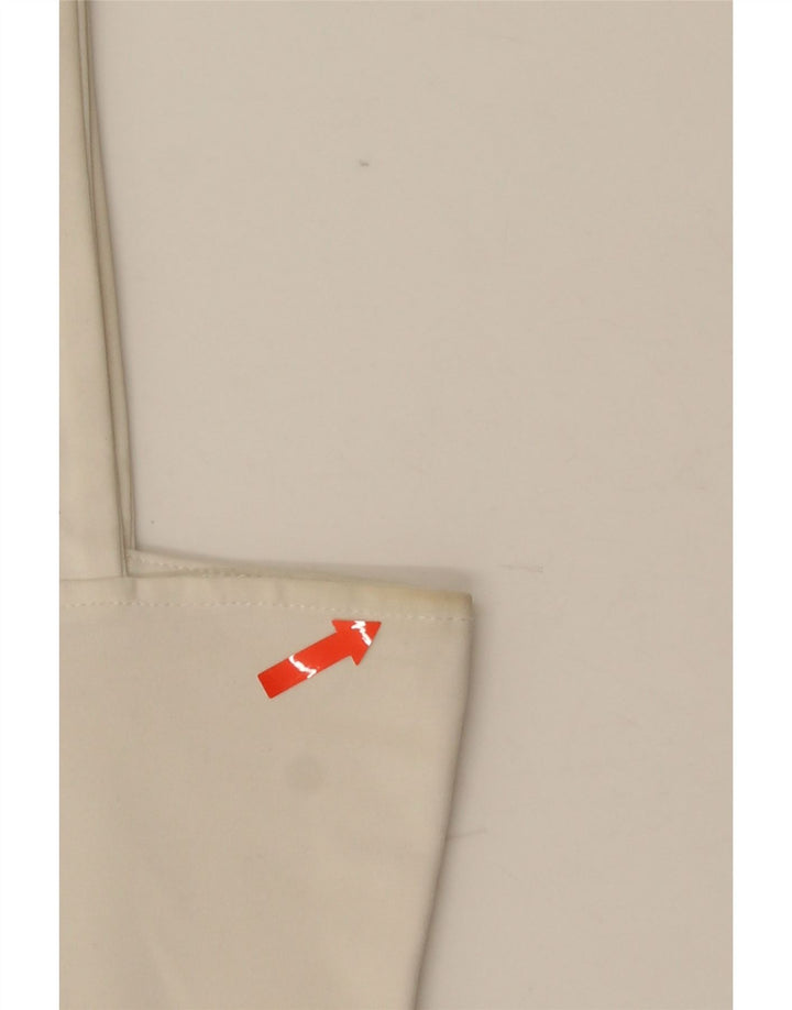 Zara Mujer Crop Top UK 8 Small Viscosa Blanca