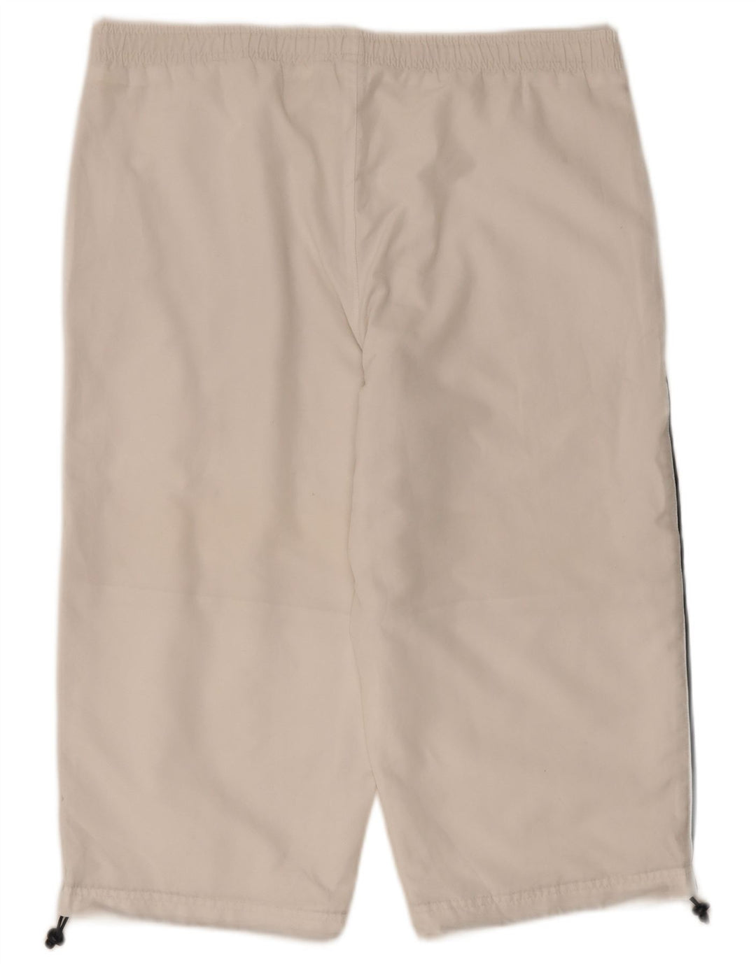 Reebok Bermudas para hombre, pantalones cortos deportivos, tamaño pequeño, poliéster blanco