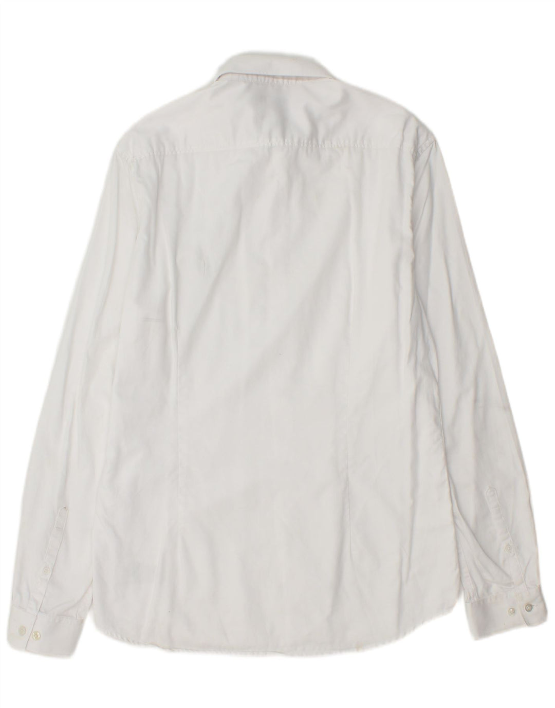 JULES Camisa Slim Fit Hombre Algodón Blanco Mediano