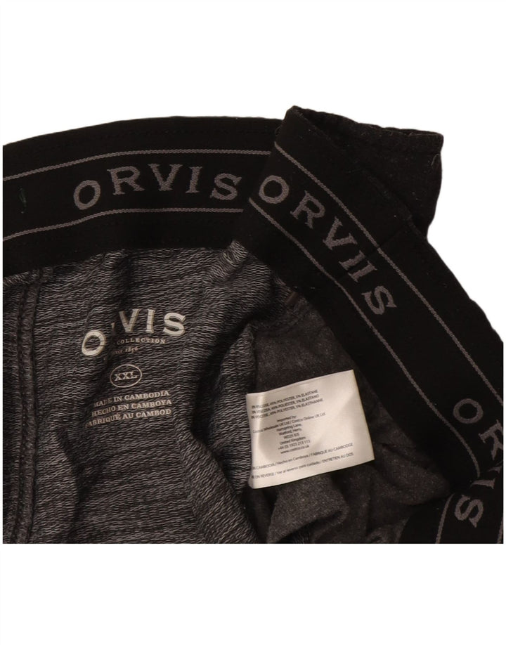 Orvis Pantalón Chándal Hombre 2XL Gris Viscosa