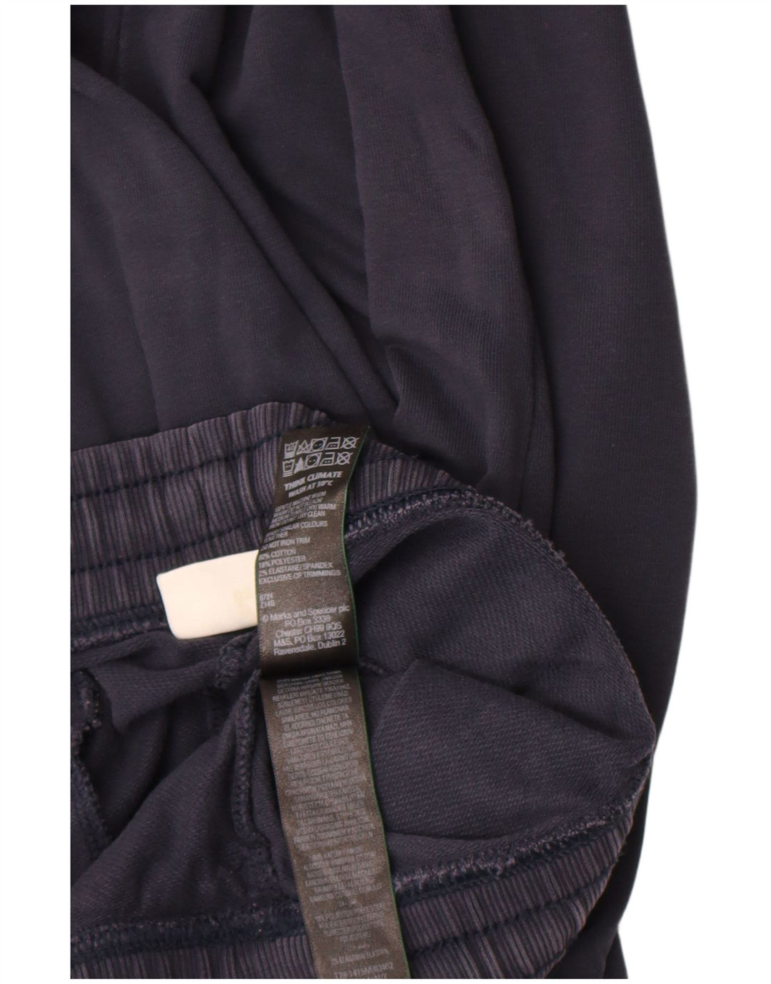 Marks & Spencer - Pantalón de chándal para hombre, talla 2XL, algodón azul marino