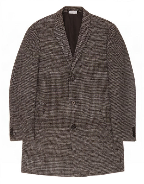 Marks & Spencer Abrigo para hombre Reino Unido 40 Lana gris grande