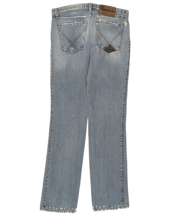 ROY ROGERS Mens Slim Jeans W32 L35 Blue Cotton