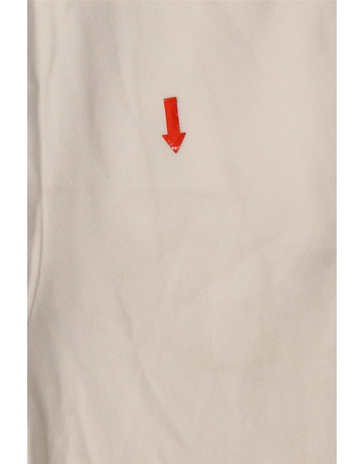 Zara Hombre Shorts Deportivos Pequeños Algodón Blanco