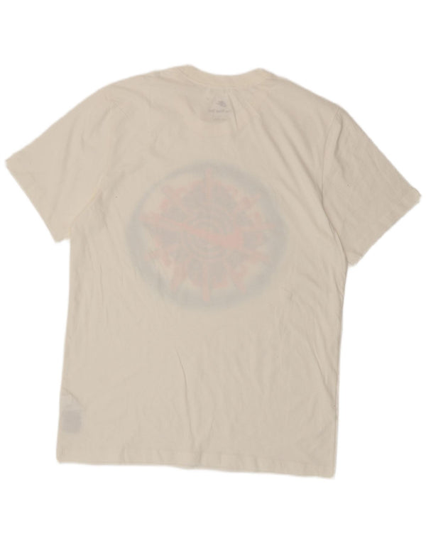 Nike Camiseta gráfica para hombre Top mediano de algodón blanco