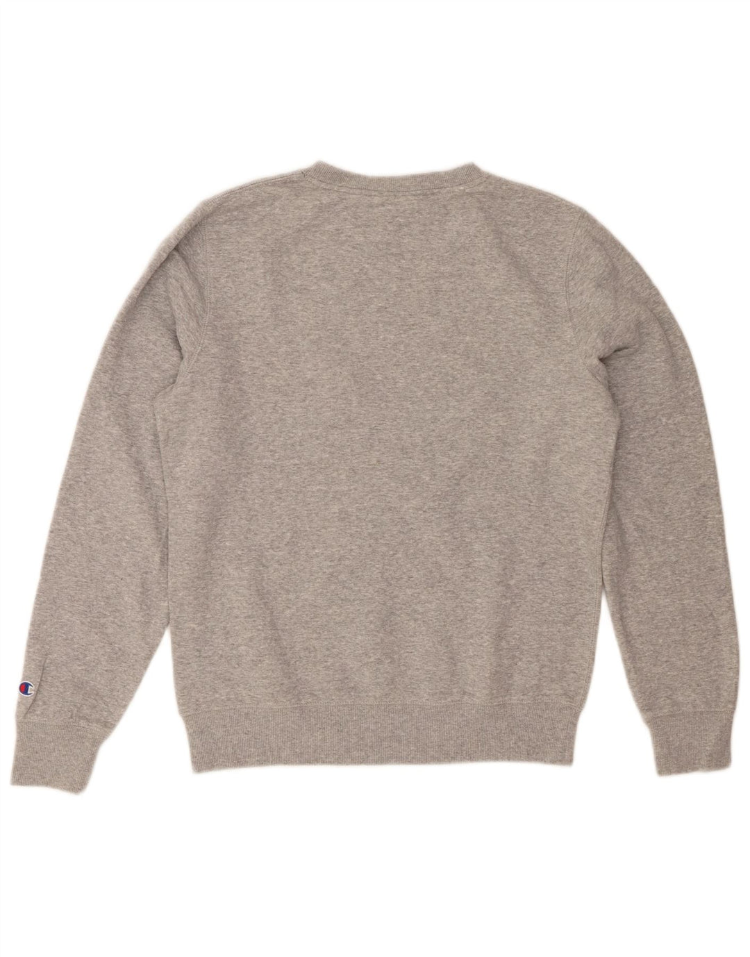 CHAMPION Mens Graphic Sweatshirt Jumper Small Grey Cotton