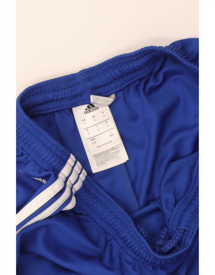 Adidas Mens Climalite Sport Shorts Grande Azul Poliéster
