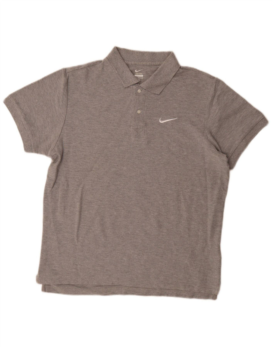 Polo NIKE para hombre de algodón gris grande