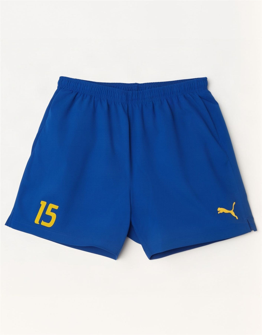 Puma Pantalones cortos deportivos gráficos para hombre XL Azul