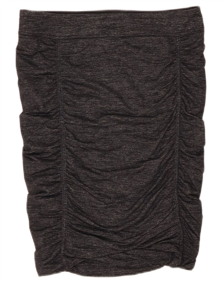 Falda para mujer Athleta pequeña W28 nailon moteado gris