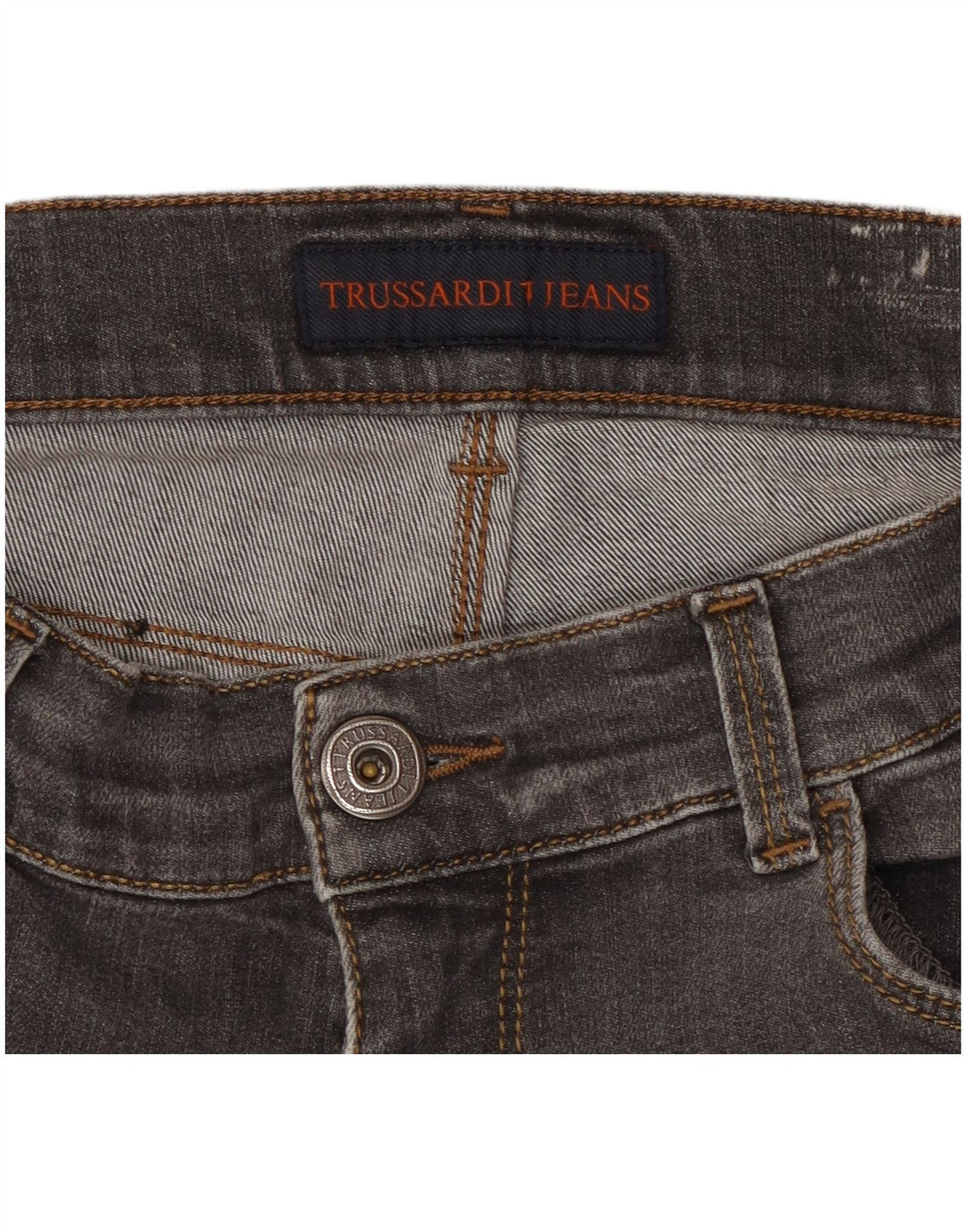 TRUSSARDI Vaqueros Rectos Mujer W30 L27 Gris