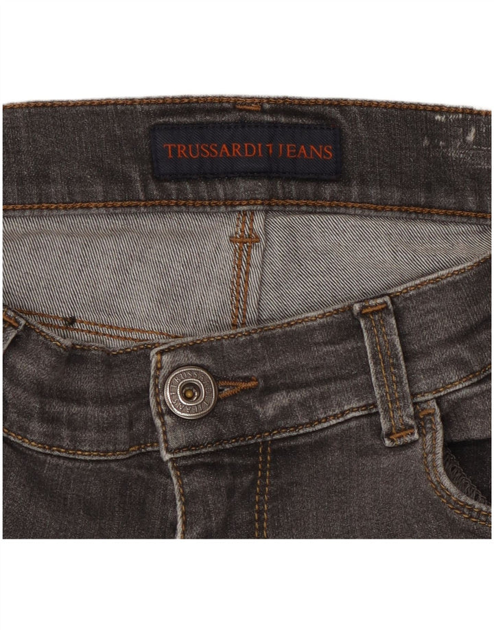 TRUSSARDI Vaqueros Rectos Mujer W30 L27 Gris