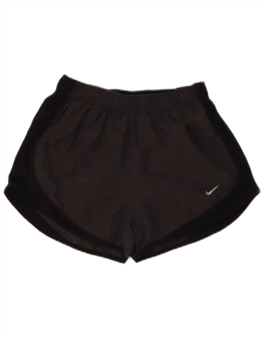 Nike - Pantalones cortos deportivos para mujer (talla 8), color gris, poliéster