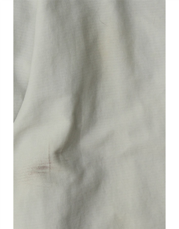 Pantalón Capri Recto Adidas Hombre W34 L21 Poliamida Blanco Roto