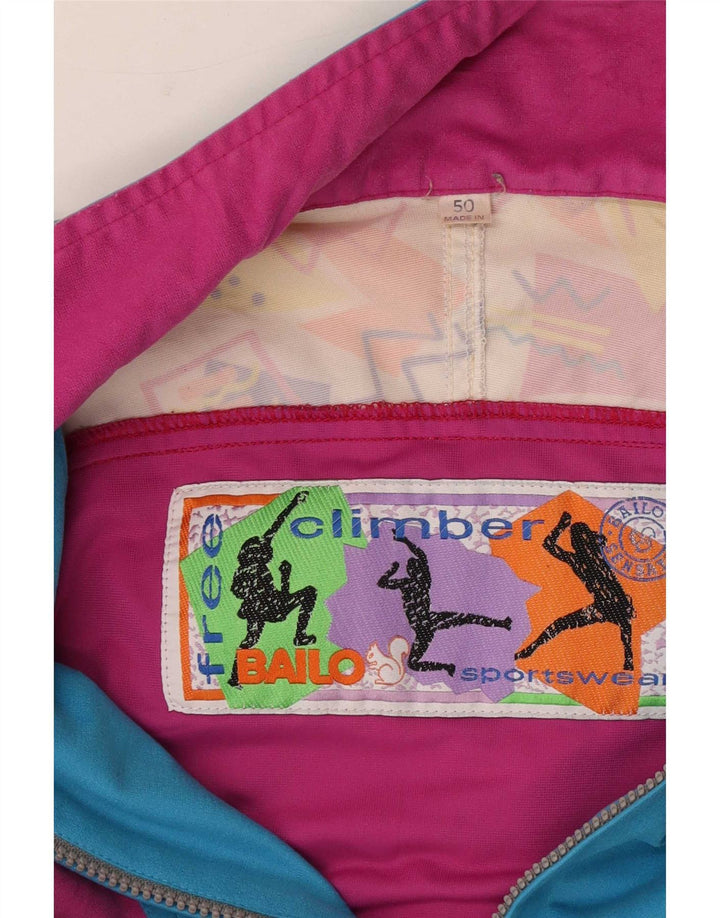 Bailo Hombre Chándal Top Chaqueta IT 50 Medium Multicolor Retro