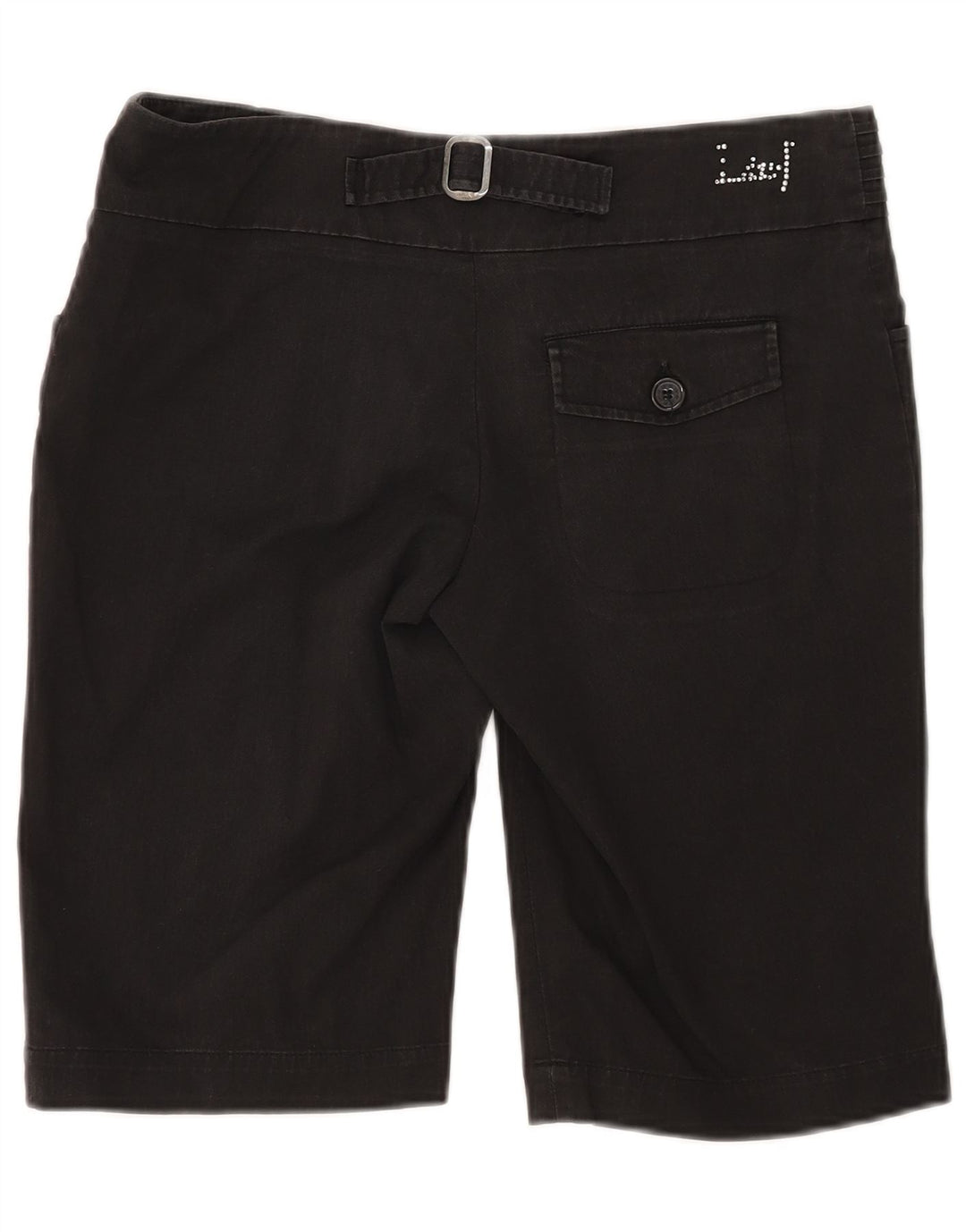 Liu Jo pantalones cortos casuales para mujer W32 grande negro