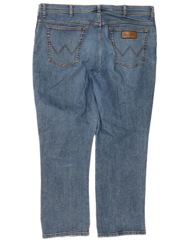Wrangler Vaqueros rectos Texas para hombre W42 L30 Algodón azul
