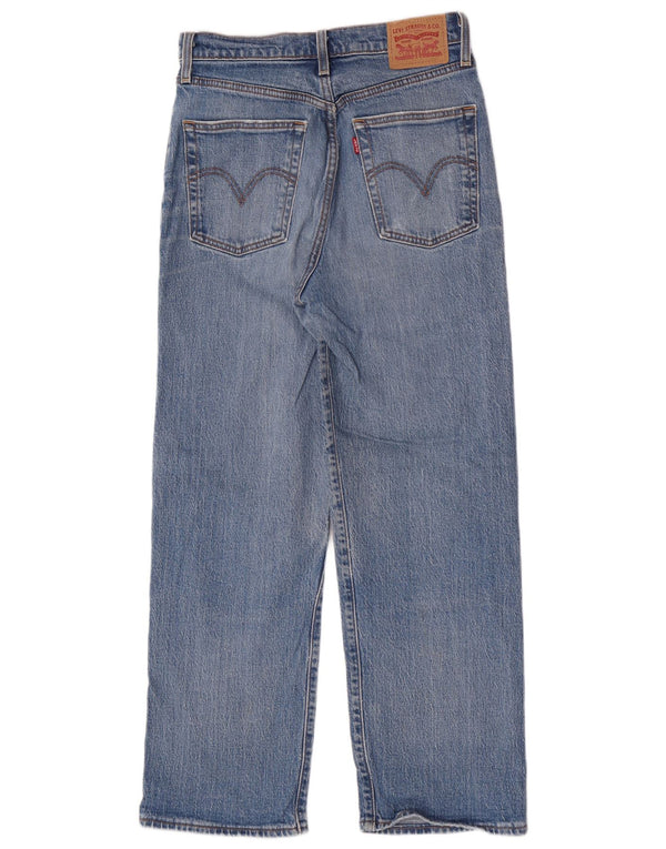 Vaqueros Levi's Mujer Rectos De Talle Alto W27 L27 Algodón Azul