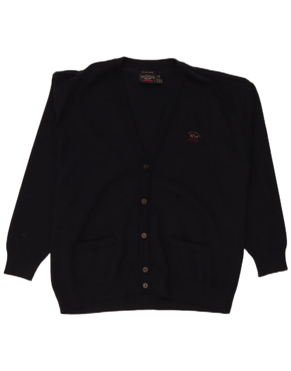 Paul & Shark - Cárdigan náutico para hombre, talla XL, lana azul marino
