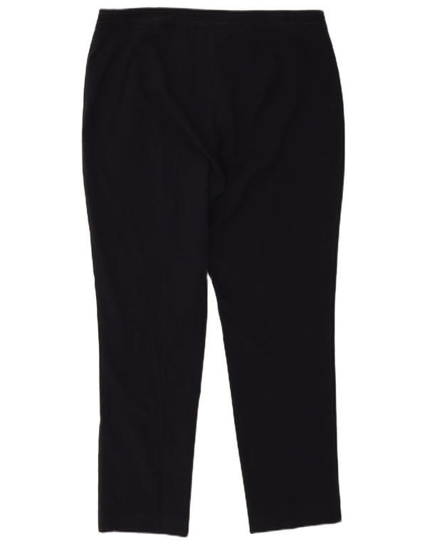 Marks & Spencer Pantalones chinos cónicos para mujer UK 40 Large W32 L28 Azul marino
