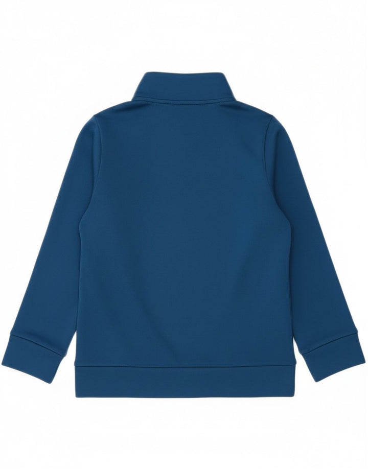 Under Armour Sudadera con cremallera y cuello para niños 6-7 años XS Azul Poliéster