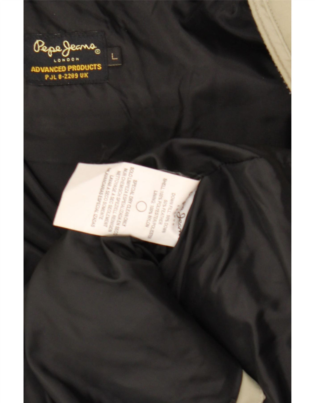 PEPE JEANS Chaqueta acolchada con capucha para hombre UK 40 Large Poliéster verde