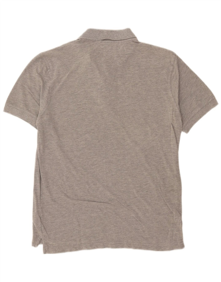 Crew Clothing Polo para hombre de algodón gris grande