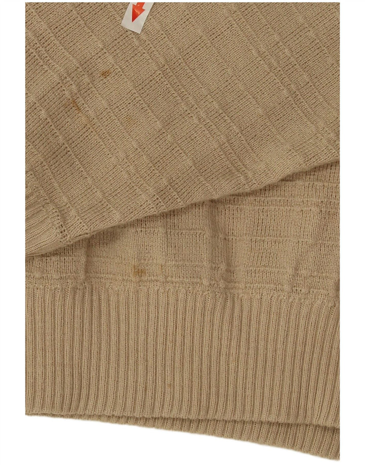 Marks & Spencer Suéter con Cuello en V para Hombre Pequeño Acrílico Beige