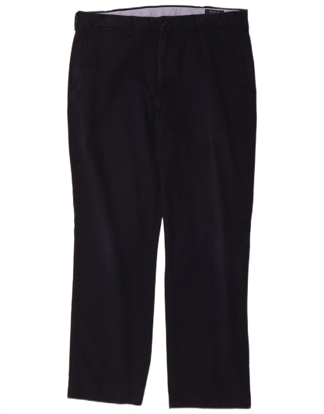 POLO RALPH LAUREN Pantalón chino de corte clásico para hombre W36 L32 Azul marino