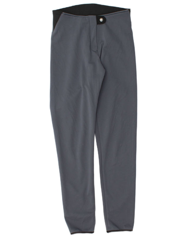 Colmar Pantalones casuales ajustados para mujer IT 40 Small W26 L28 Poliéster azul