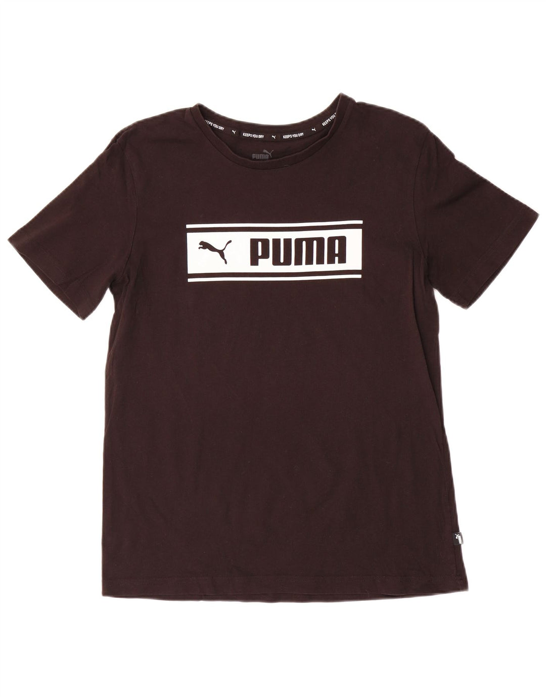 Puma - Camiseta gráfica para hombre, talla pequeña, color negro