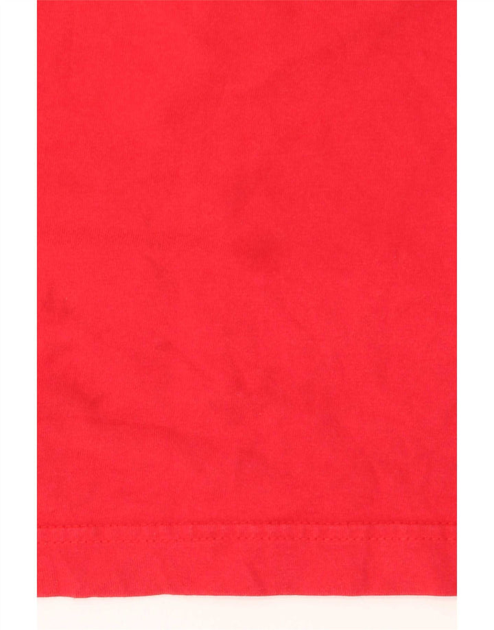 Reebok - Camiseta para hombre, talla grande, color rojo, algodón
