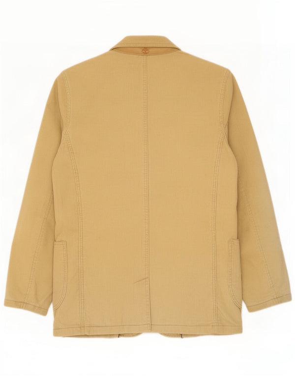 Timberland Chaqueta tipo blazer de pana con 3 botones para hombre Reino Unido 38 Algodón beige medio