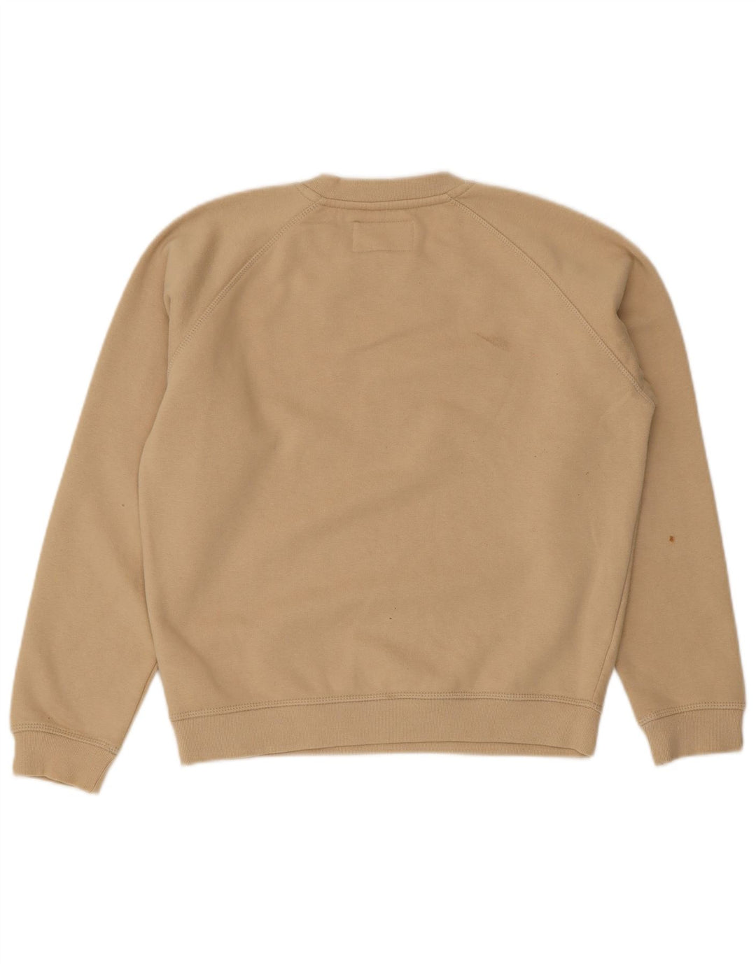 Jack Wills Sudadera extragrande para mujer, talla 8, algodón beige pequeño