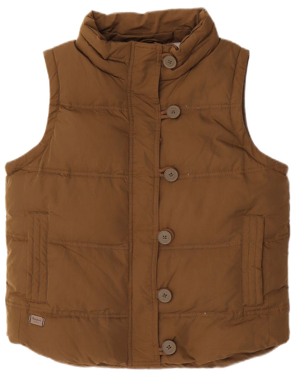 PEPE Jeans Chaleco acolchado para mujer UK 46 Large Caqui Poliéster