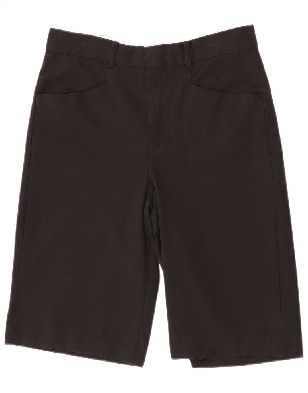 Zara Mujer Pantalones Cortos Casuales Pequeño W26 Negro