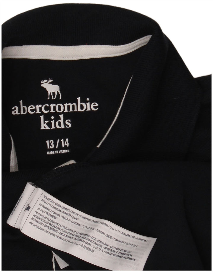 ABERCROMBIE & FITCH Polo Niño 13-14 Años Azul Marino Algodón
