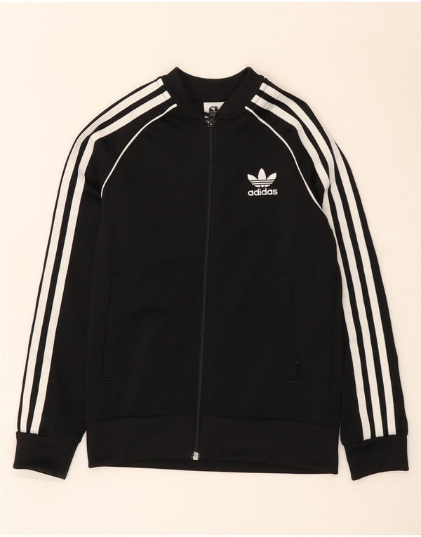 Adidas Chaqueta de chándal para niño 8-9 años Negro Poliéster