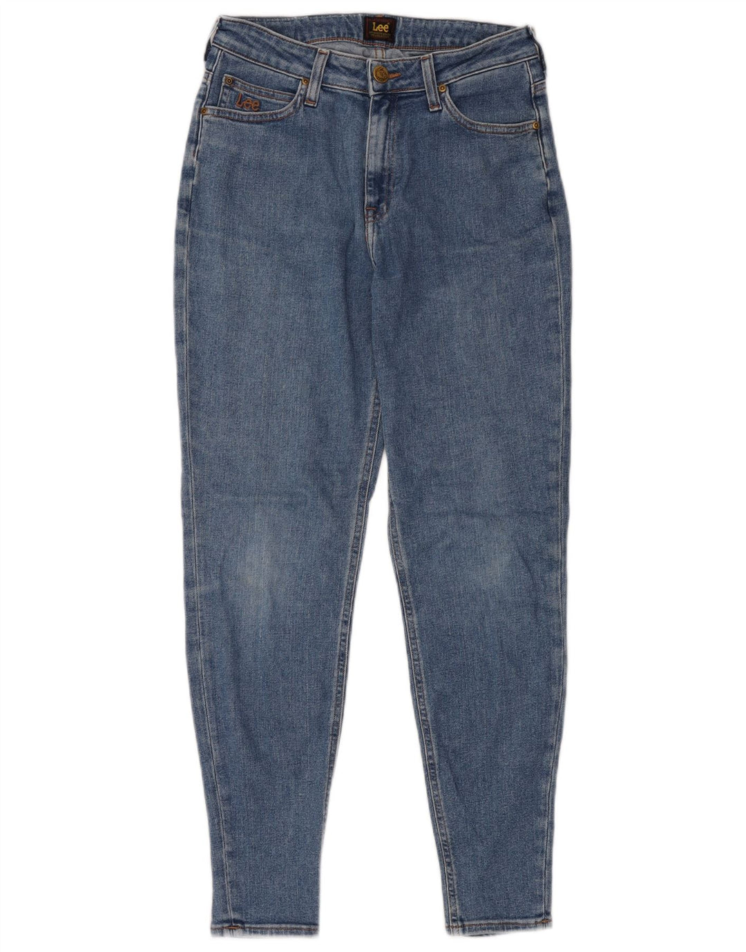 Vaqueros ajustados para mujer LEE W30 L31 Algodón azul