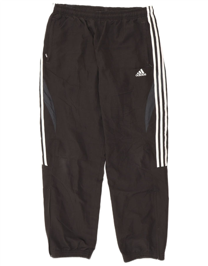 Adidas Hombre Pantalones De Chándal Joggers Large Negro Colorblock Poliéster