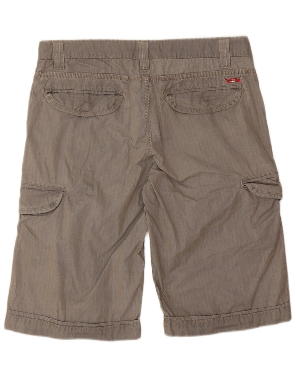 Shorts cargo para hombre Teddy Smith W32 Algodón a rayas gris medio