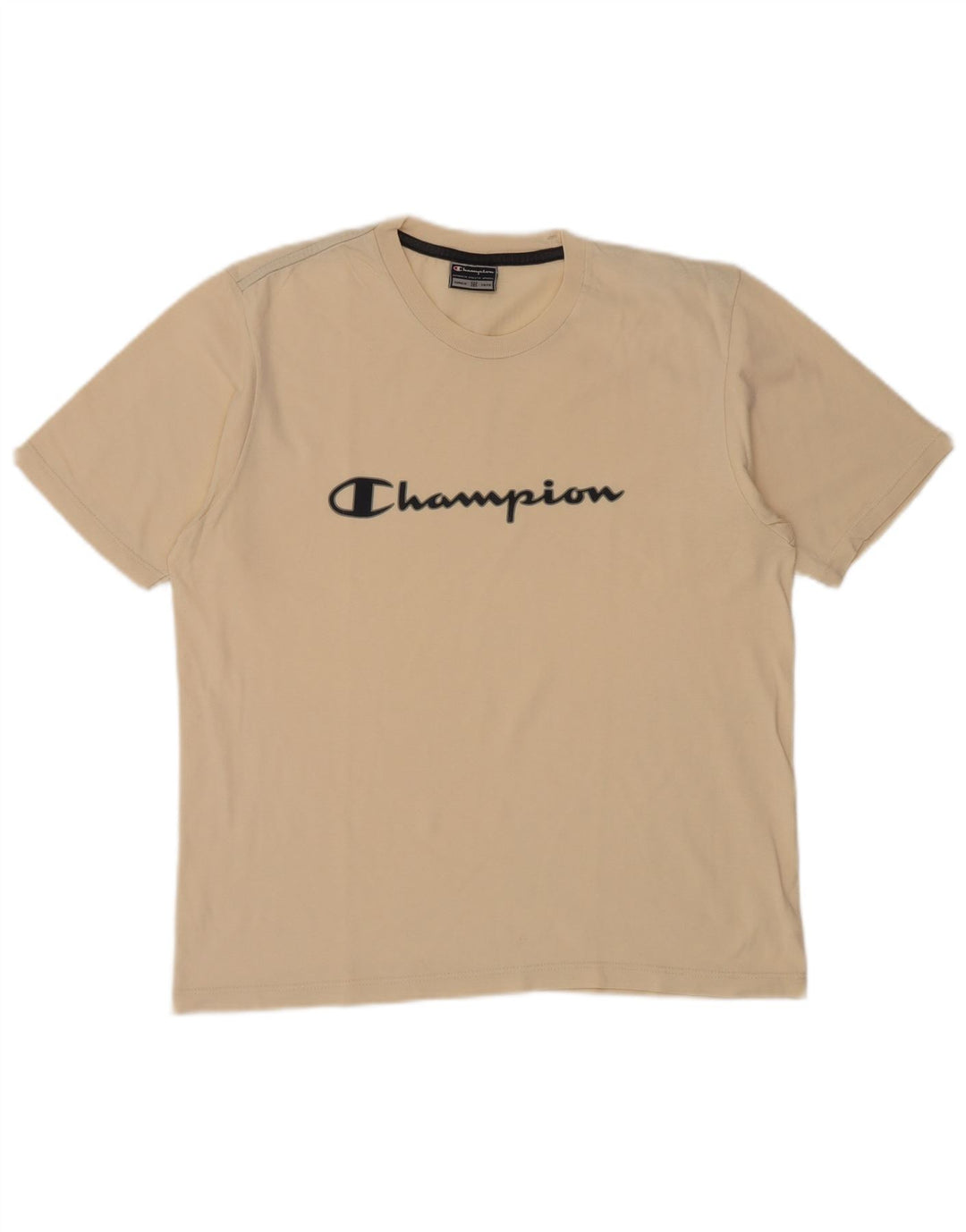 CHAMPION Camiseta gráfica para hombre Top Medium Beige