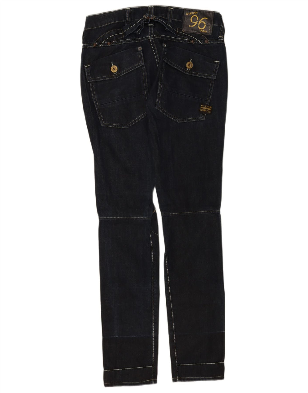 Vaqueros ajustados para mujer G-Star W26 L32 Algodón azul marino