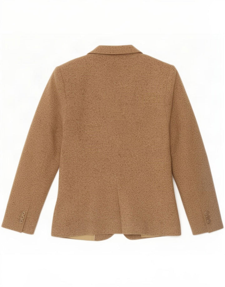Massimo Dutti Chaqueta Blazer De 2 Botones Mujer EU 40 Lana Moteada Beige Medio