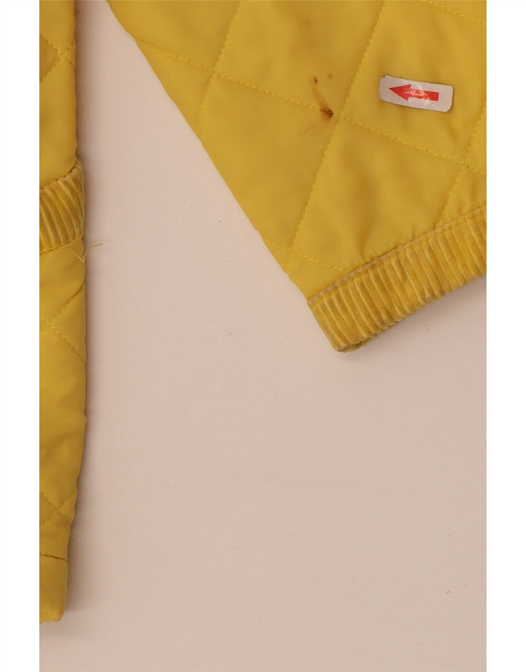 Chaqueta acolchada Husky para mujer UK 12 Poliamida amarilla mediana