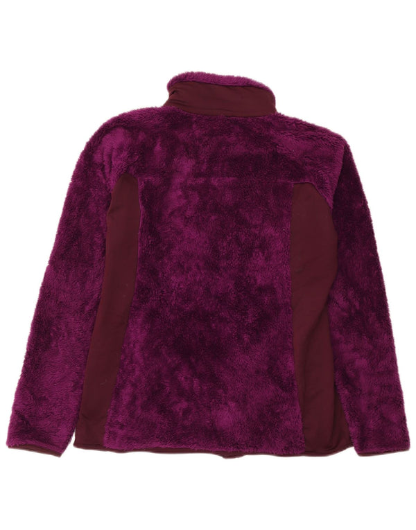Columbia Chaqueta polar para mujer UK 46 Large Granate Poliéster